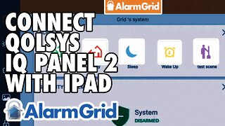 Connecting to the Qolsys IQ Panel 2 with an iPad