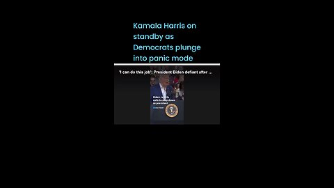 Kamala Harris on standby as Democrats plunge into panic mode #lioneyenews #debate2024 #BreakingNews