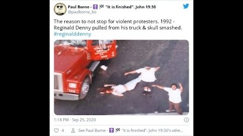 Twitter Trolls Cite Reginald Denny To Defend Cars Driving Through Protesters