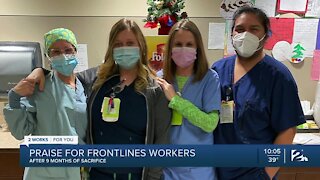 Former patient praises healthcare workers for 9-month sacrifice