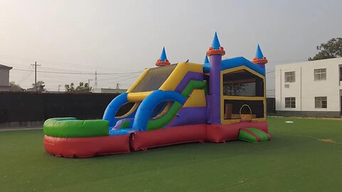 30ft Inflatable Bouncy Castle Slide #factorybouncehouse #factoryslide #bounce #castle #inflatable