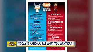 It's cheat day! Thursday, January 25th is National Eat What You Want Day