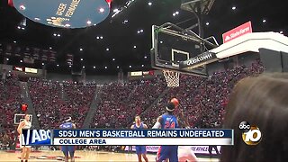 SDSU men's basketball remains undefeated