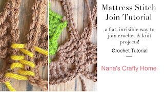 Mattress Stitch Tutorial Invisible Join Method for Crochet & Knit