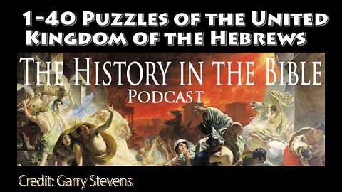 1-40 Puzzles of the United Kingdom of the Hebrews