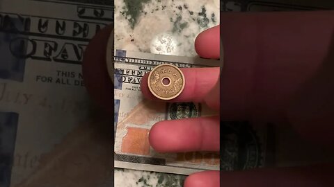 Japanese War Era 5 Sen Coin Overly Excited Overview