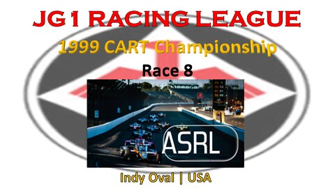 Race 8 | JG1 Racing League | 1999 CART Championship | Indy Oval | USA