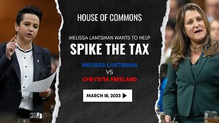 Melissa Lantsman Wants Chrystia Freeland To Spike The Tax