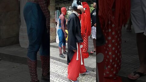 SUPER NINJAS, DANÇANDO FOFÃO, MICKEY MOUSE E HOMEM-ARANHA NA CARRETA DA ALEGRIA TRIPLO X, LIKE 168