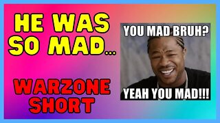 Why Was He So Mad? 😂 | Warzone Shorts #shorts