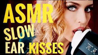 ASMR Gina Carla 😏 Slow & Intense Ear Kisses 😘