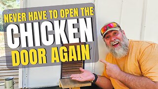 NEVER Open A Chicken Coop DOOR Again!!! 🐓🚪