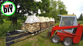 Relocating Firewood Is Easy - NO Stacking!