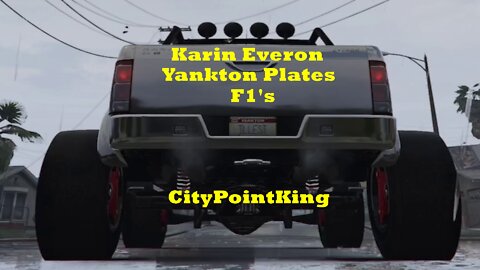 GTA V E&E XBoX S - Karin Everon - on F1's with Yankton License Plates Showcase