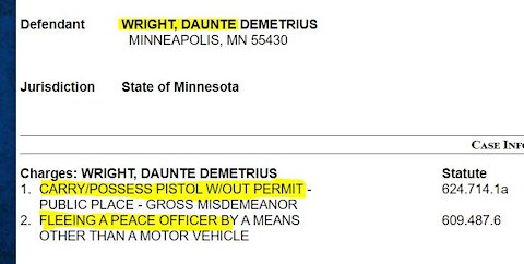 Why Is Minnesota Courts Website Hiding Daunte Wright's Latest Case Record (With Warrant Issued)?