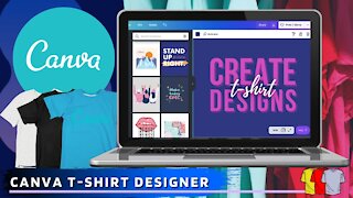 How To Create T-Shirt Designs With Canva | Canva T-Shirt Design Tutorial