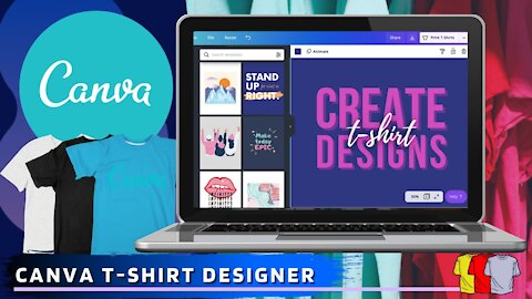 How To Create T-Shirt Designs With Canva | Canva T-Shirt Design Tutorial