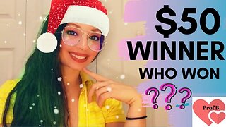 December Giveaway 2019: Winner Announced/January Contest Announced