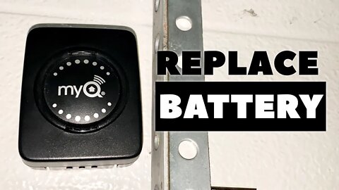 How To Replace the Chamberlain MyQ Garage Door Sensor Battery
