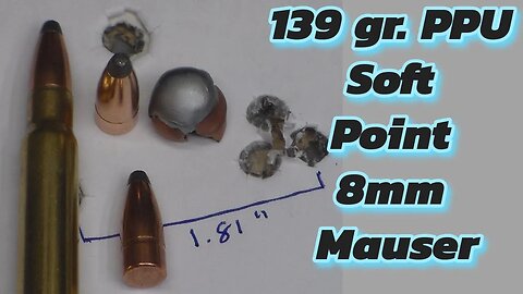 139 grain soft point PPU bullets and IMR 4064 in 8X57 Mauser