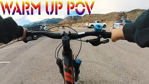 MTB WARM UP Before Dad & I roll out to the Mountain | Mickey's World MTB POV