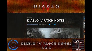 Diablo IV Patch Notes