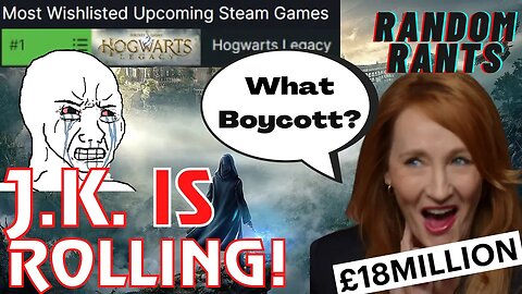 Random Rants: Hogwarts Legacy Boycott FAILS Spectacularly! Most Popular Game On Steam.