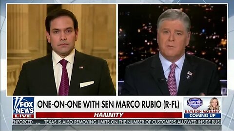 Senator Rubio Joins Sean Hannity to Discuss the Biden Administration's Immigration Policies