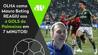 EMOCIONANTE! Palmeiras faz 4 GOLS EM 7 MINUTOS no Atlético-GO, e OLHA as REAÇÕES de Mauro Beting!