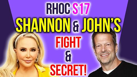 RHOC Shannon & John's Fight& Secret! #rhoc #bravotv #peacocktv