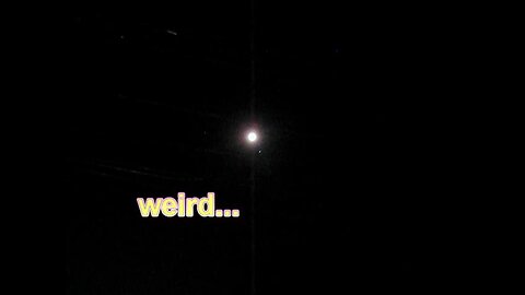 Weird Orb In The Sky Over Las Vegas. Moon...or?
