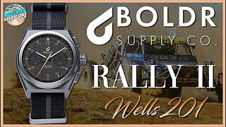 Could Be Better But Still Great! | BOLDR Rally II Wells 201 200m Meca-Quartz Chrono Unbox & Review