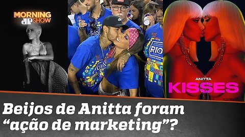 Beijo da Anitta em Neymar e outros no Carnaval: “ação de marketing”?