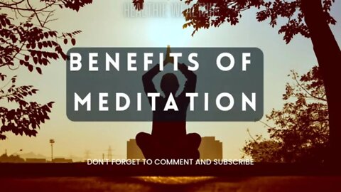 The Benefits of Meditation to your Life || #health