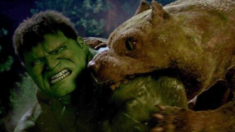 Hulk vs Hulk Dogs - Hulk Smash Scene - Hulk (2003)