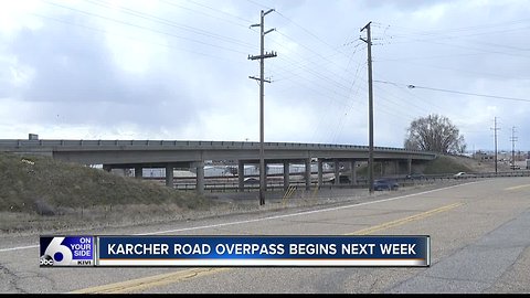 I-84 in Nampa seeing overnight closures next week