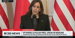 After Rejecting Poland's Request For Jets to Ukraine Kamala Says We're Prepared To Help
