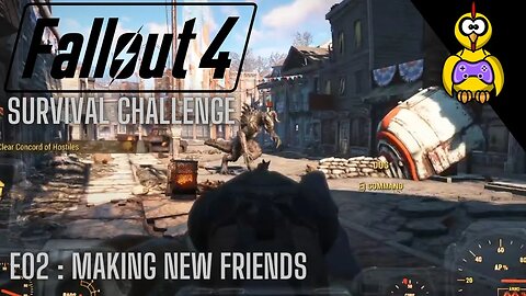 Fallout 4 Survival Challenge | Making New Friends | Ep 2