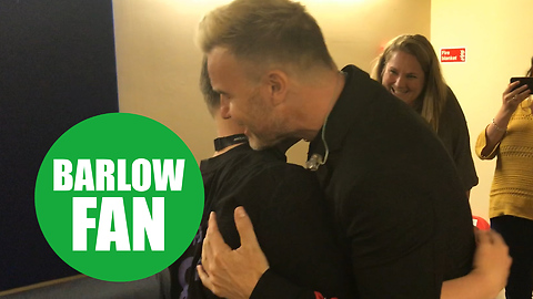 Down's Syndrome teenager gets birthday surprise when he meets his idol Gary Barlow