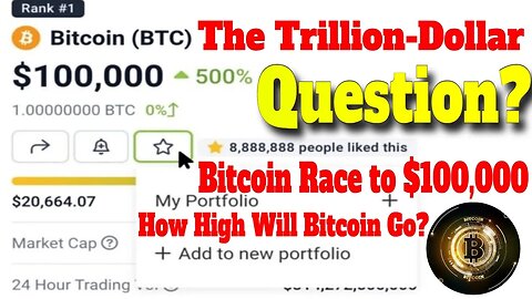 Bitcoin News | The Trillion-Dollar Question | Bitcoin Race to $100,000 | How High Will Bitcoin Go?