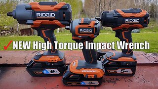 RIDGID 18-Volt OCTANE 1/2" Drive High Torque 6-Mode Impact Wrench Review R86211B | 1,500 Ft. Lb.