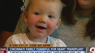 Cincinnati family thankful for heart transplant