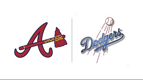 Braves @ Dodgers Game 2. MLB the Show 24. (2nd Video...continuation)