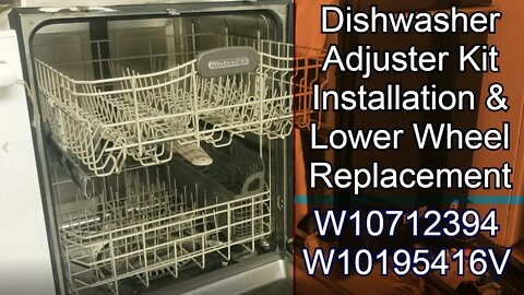 Whirlpool Dishwasher Bottom Rack Repair - Lower Wheel Replacement