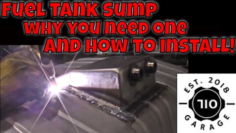Gas Tank Sump Installation
