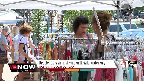 Sidewalk sale takes over Brookside Shopping District