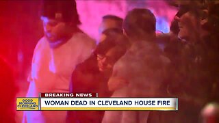 Woman dies after house fire in Cleveland