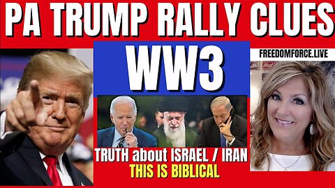 Melissa Redpill Situation Update 04-14-24: "Trump Rally PA, Truth about WW3 - Iran - Israel"