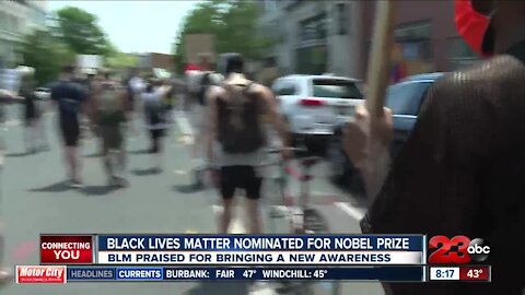 Black lives matter nominated for Nobel prize