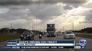 What's Driving You Crazy?: Rules for motorcyclists and lane splitting